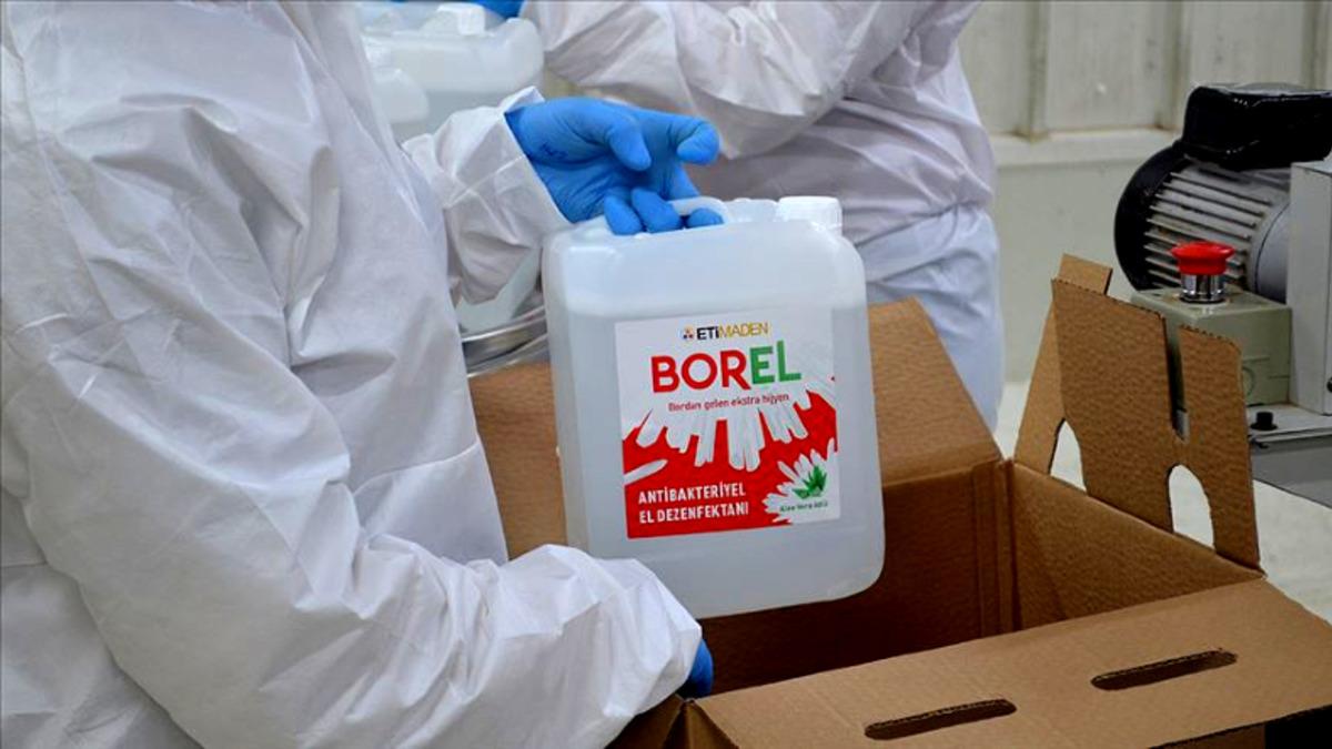 Yerli Dezenfektan BOREL’in Litrelik Boyları Satışa Sunuldu