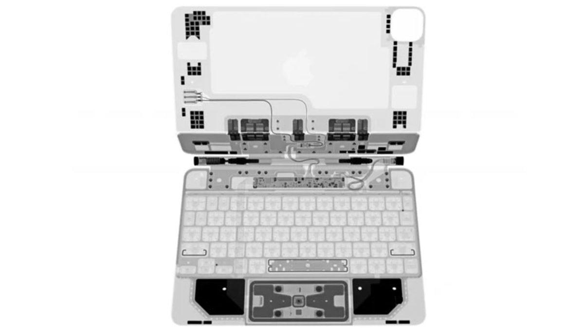 Apple’ın Magic Keyboard’da Kelebek Klavyeden Vazgeçtiğini Kanıtlayan Röntgen Görüntüsü