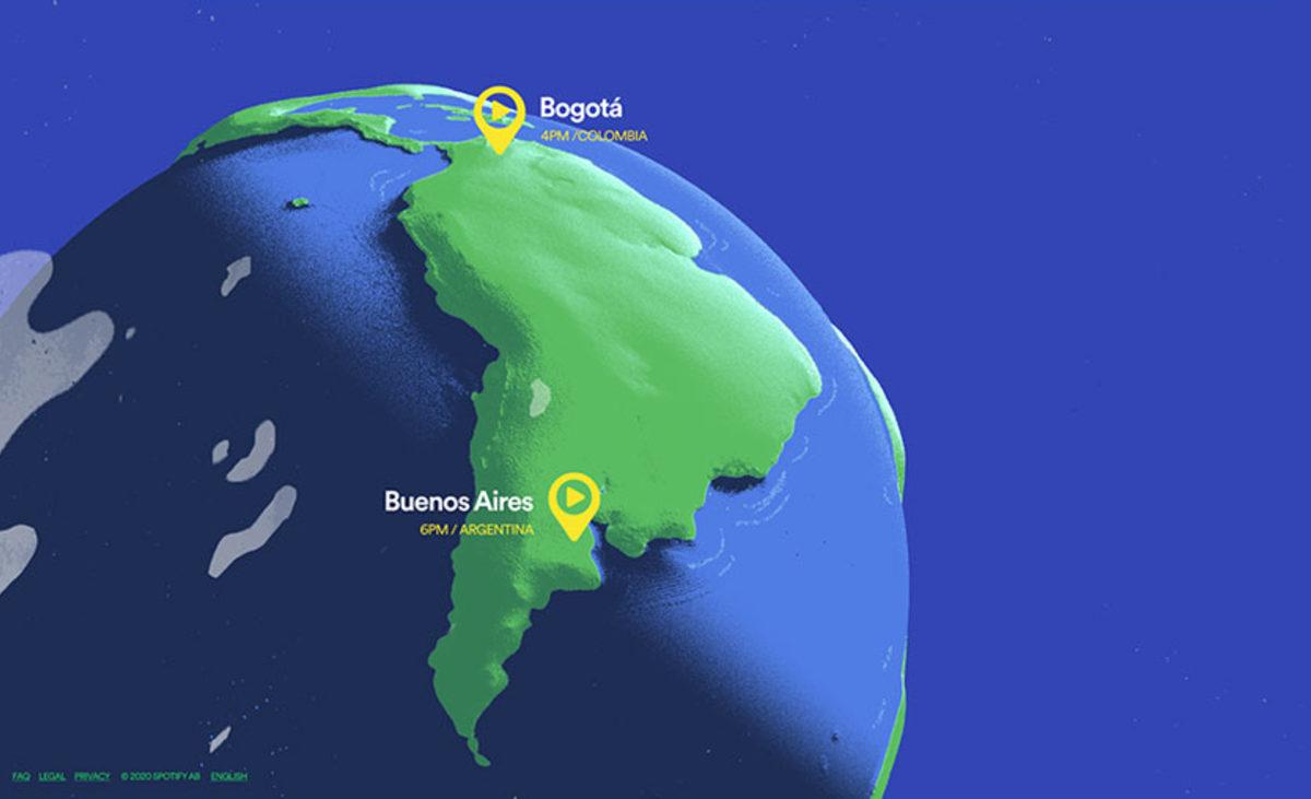 Spotify’dan Aynı Anda Aynı Şarkıyı Dinleyenleri Gösteren Proje