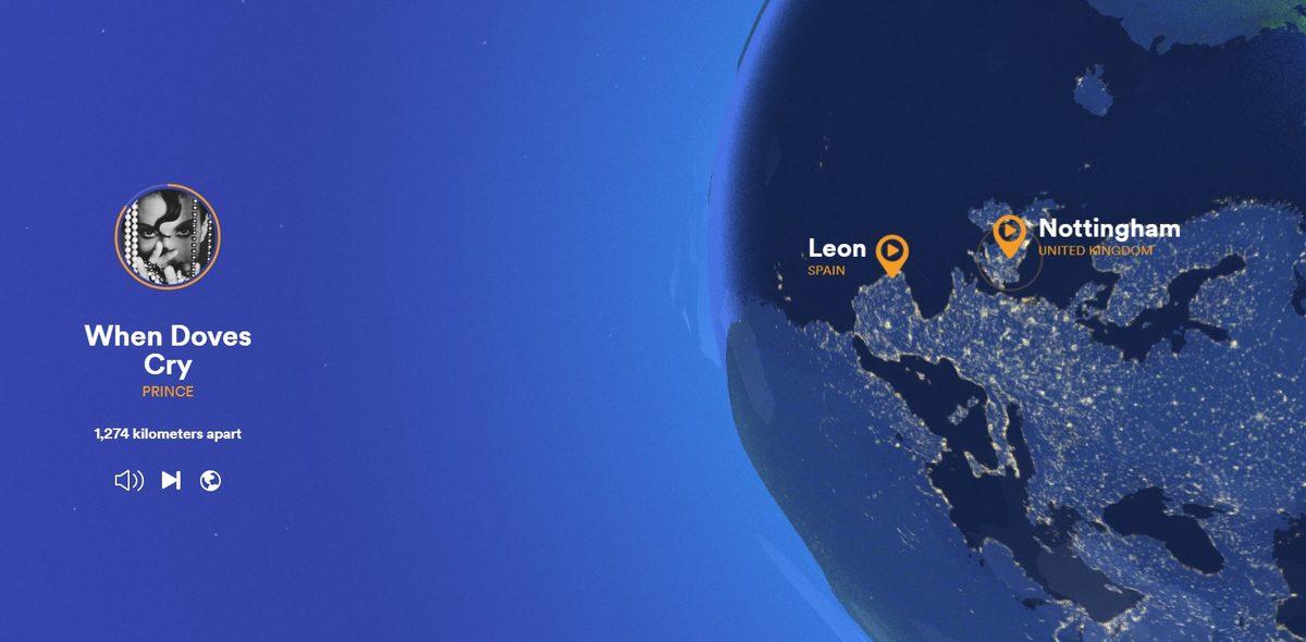 Spotify’dan Aynı Anda Aynı Şarkıyı Dinleyenleri Gösteren Proje