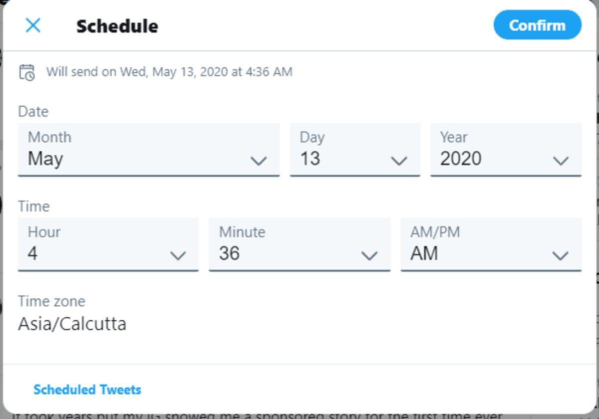 Twitter, Zaman Ayarlı Tweet Özelliğini Bazı Kullanıcılar İçin Aktif Etti