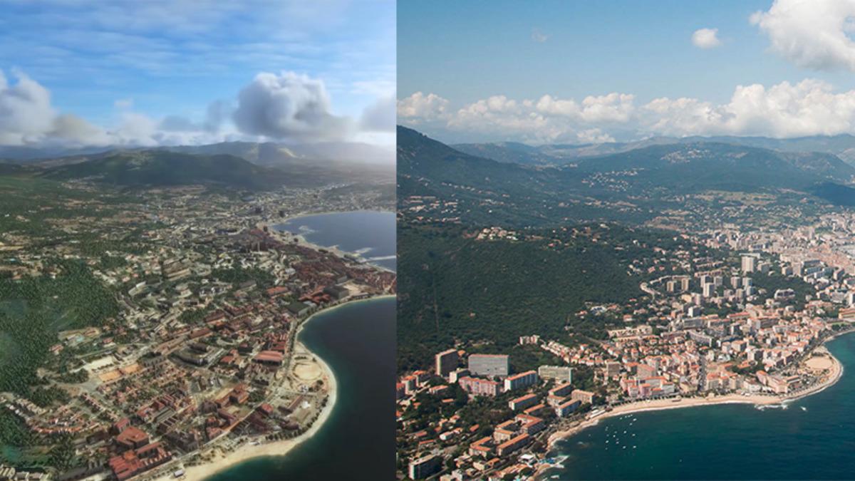 Etkileyici Grafiklere Sahip Microsoft Flight Simulator 2020’nin Gerçek Dünya Karşılaştırması