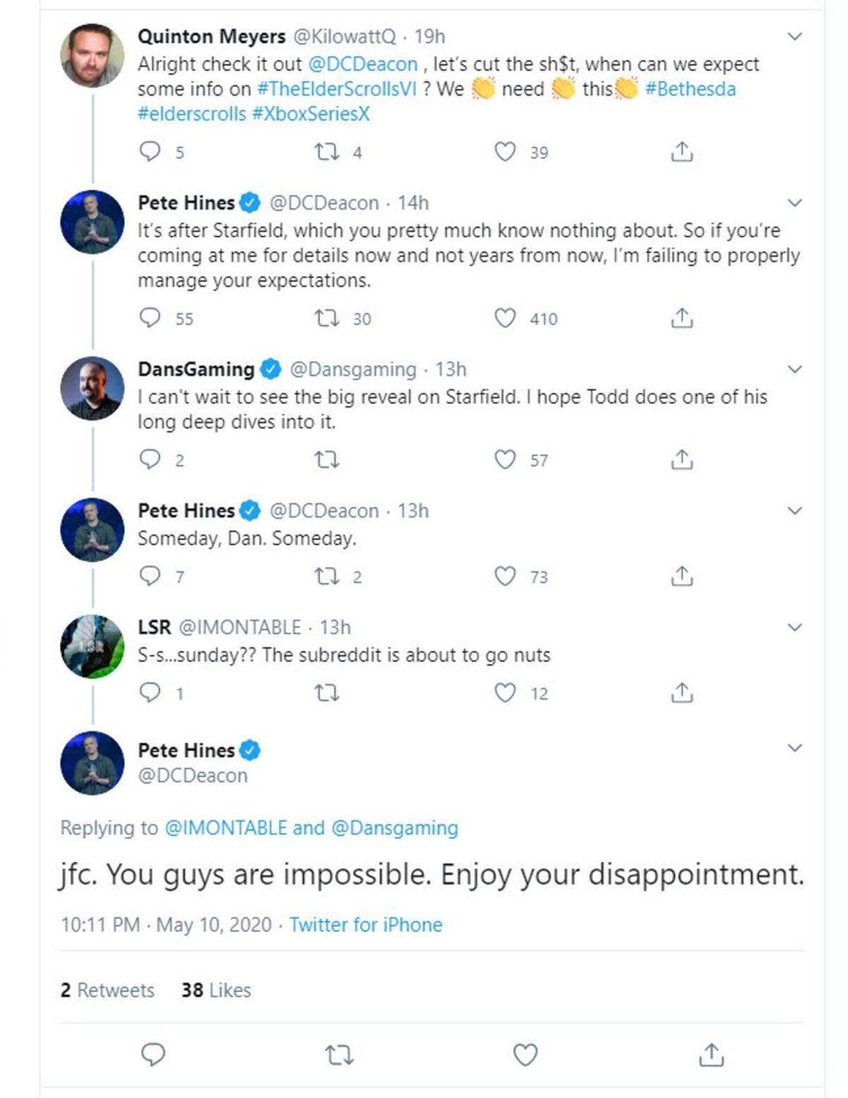 Bethesda’ya Göre The Elder Scrolls VI’dan Bir Süre Daha Haber Gelmeyecek