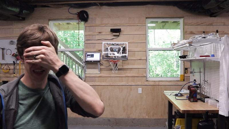 Attığınız Her Topun Basket Girdiği Robotik Pota (Video)