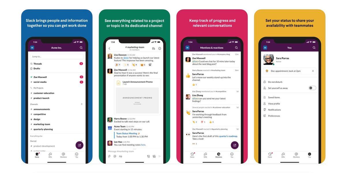Slack, iPhone Uygulamasının Tasarımını Baştan Sona Güncelledi