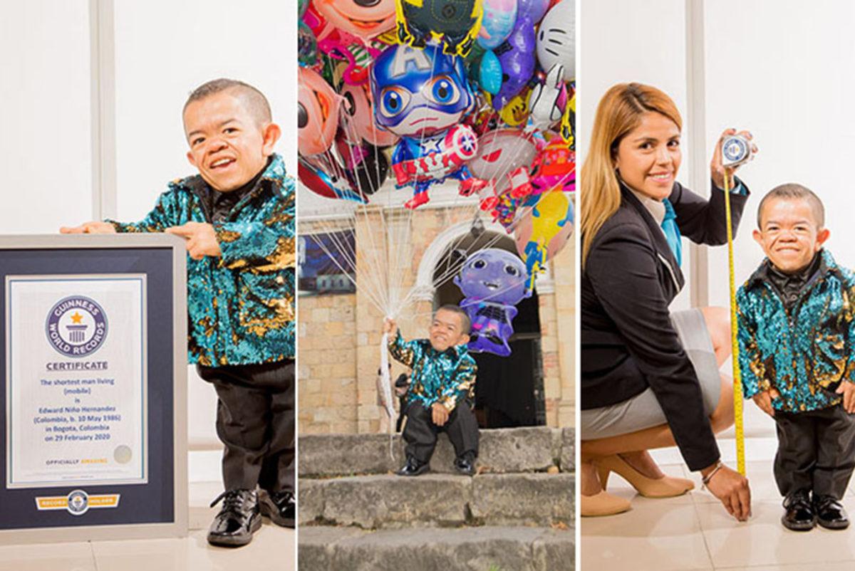 Bir Kolombiyalı, İkinci Kez Dünyanın En Kısa Erkeği Olarak Guinness Rekorlar Kitabı’na Girdi