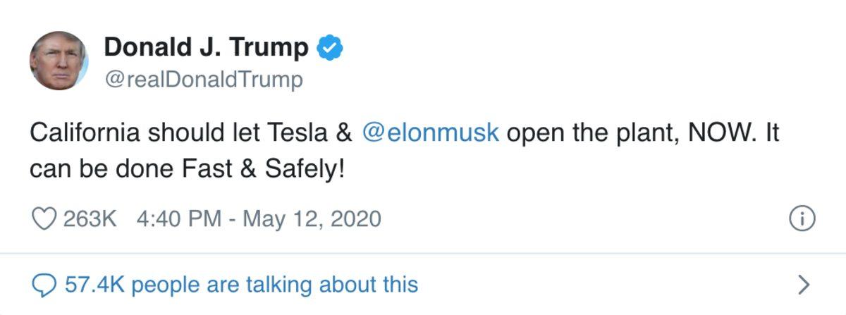 Koronavirüs Yasağını Delen Elon Musk, Donald Trump’a Teşekkür Etti
