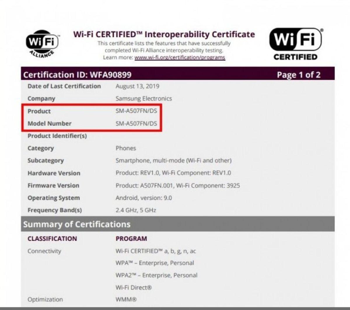 Samsung Galaxy A30S ve Galaxy A50S Modelleri Ortaya Çıktı