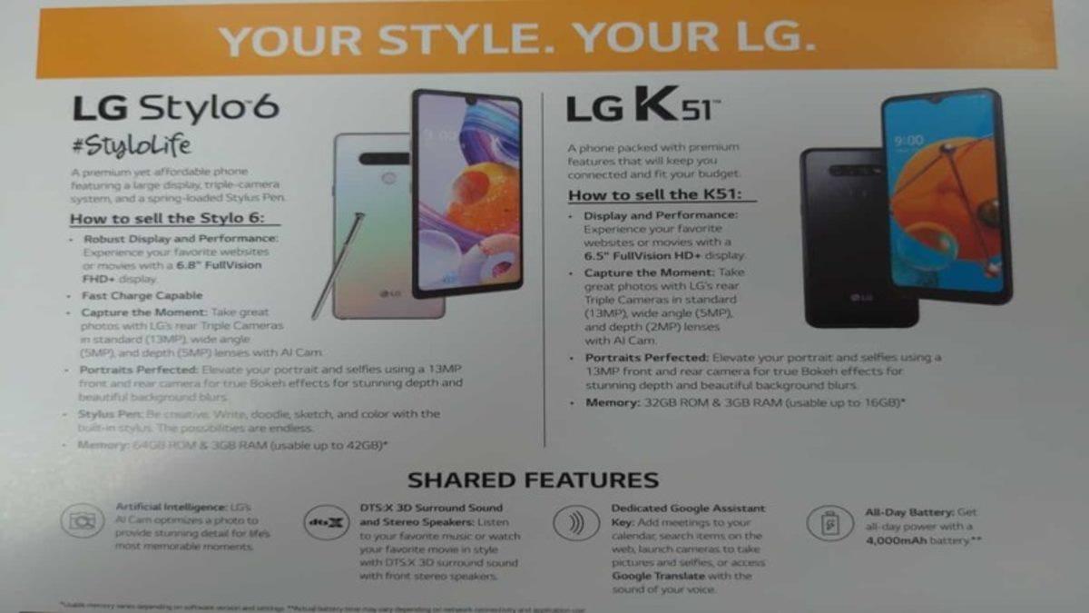 LG’nin Yeni Orta Segment Telefonu Stylo 6’nın Teknik Özellikleri Ortaya Çıktı