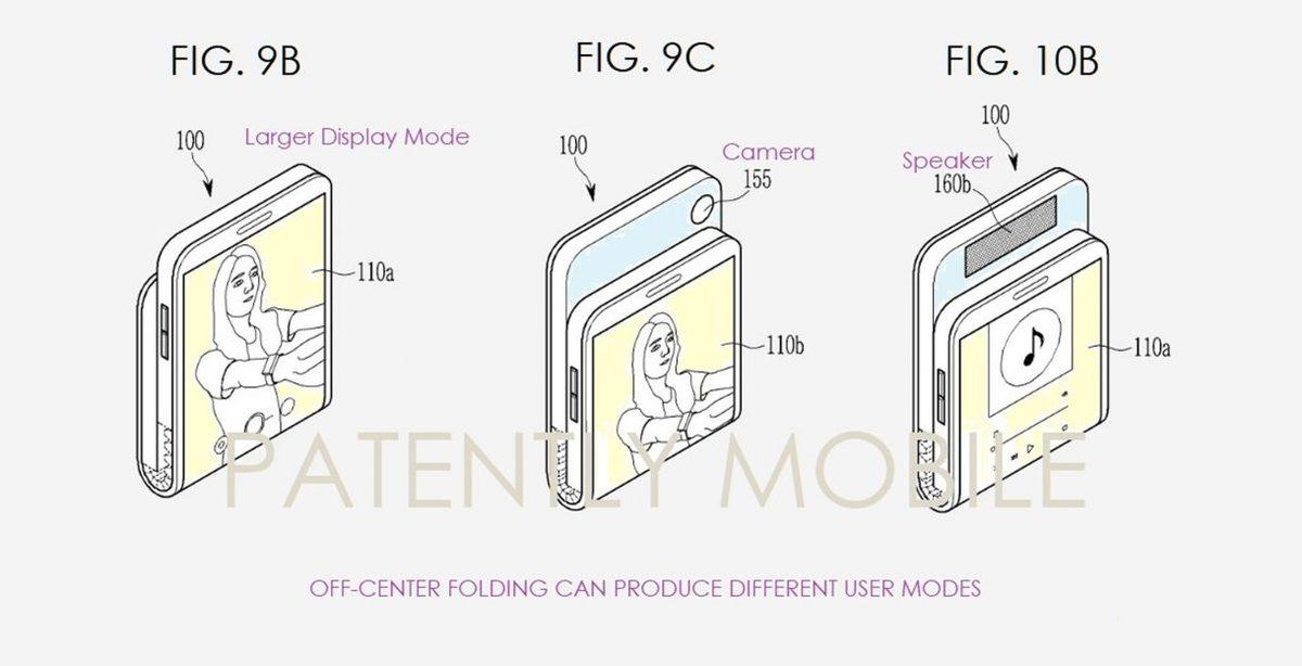 Samsung, Dikine Katlanan Bir Telefon İçin Patent Aldı