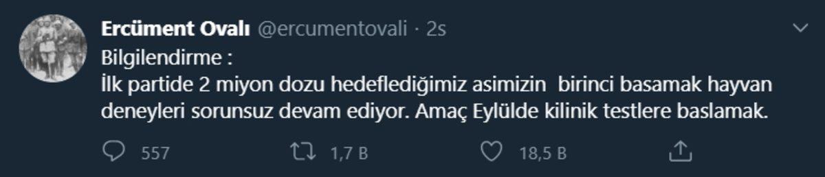 Prof. Dr. Ercüment Ovalı, Aşı ve Dornaz Alfa Hakkında Yeni Açıklamalar Yaptı