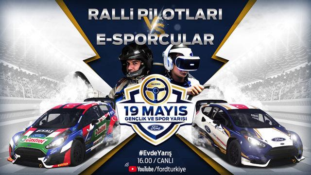 Ford Türkiye, 19 Mayıs’ta Gerçek Ralli Pilotlarıyla Esporcuları Bir Simülasyonda Karşı Karşıya Getirecek