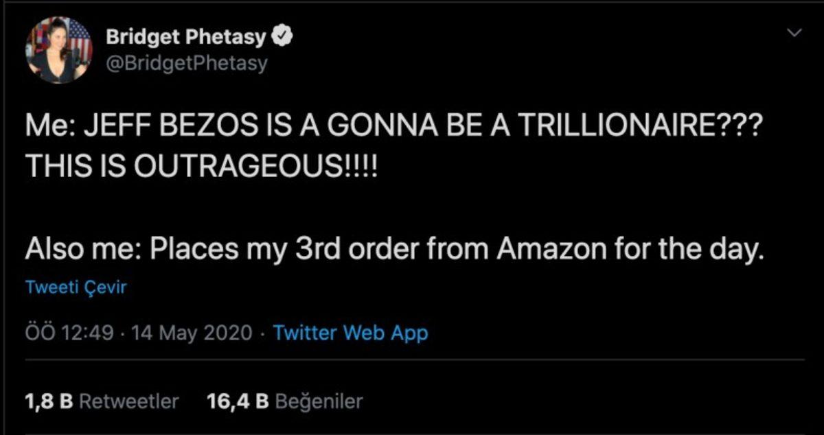 Jeff Bezos’un Dünyanın İlk Trilyoneri Olacağı Yönündeki Rapor Twitter’ı Salladı