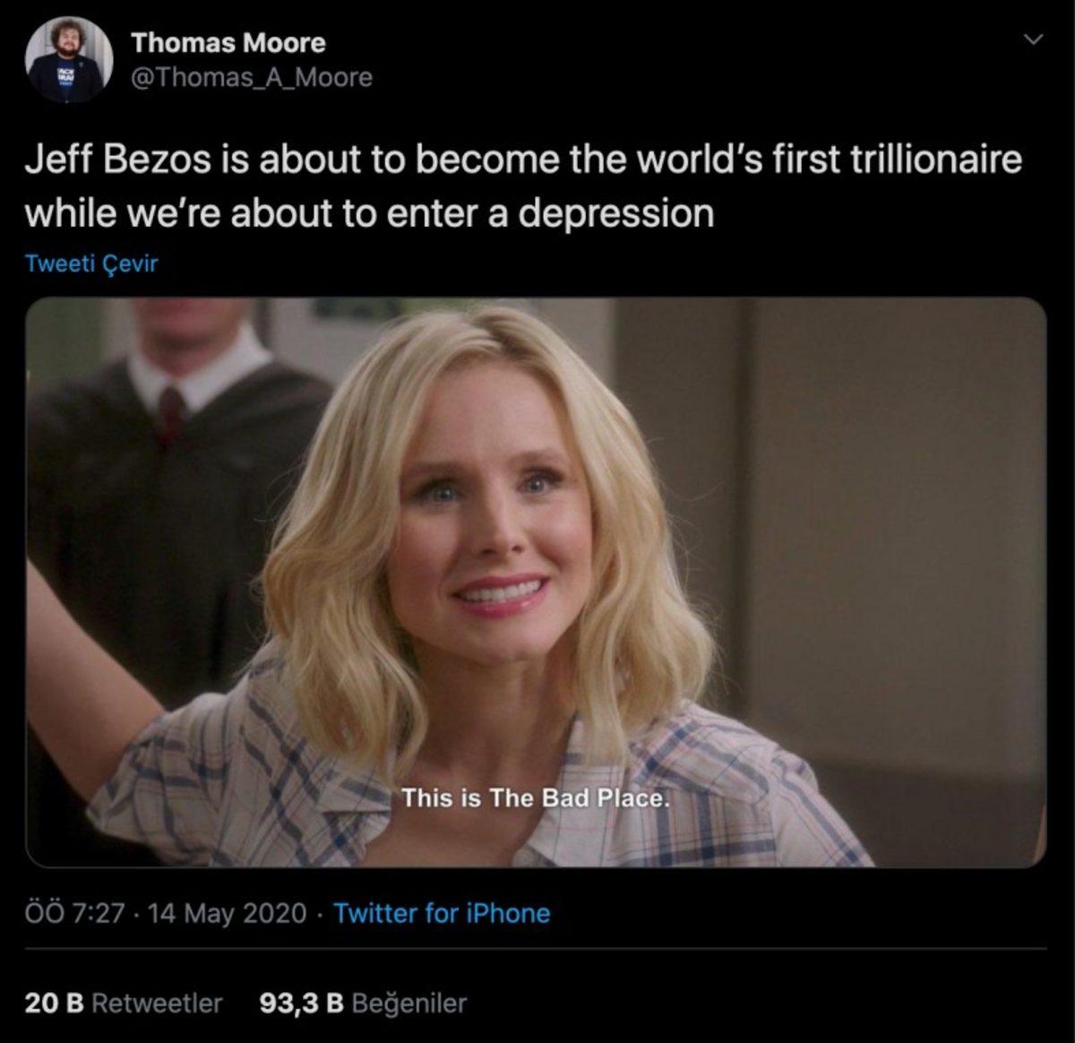 Jeff Bezos’un Dünyanın İlk Trilyoneri Olacağı Yönündeki Rapor Twitter’ı Salladı