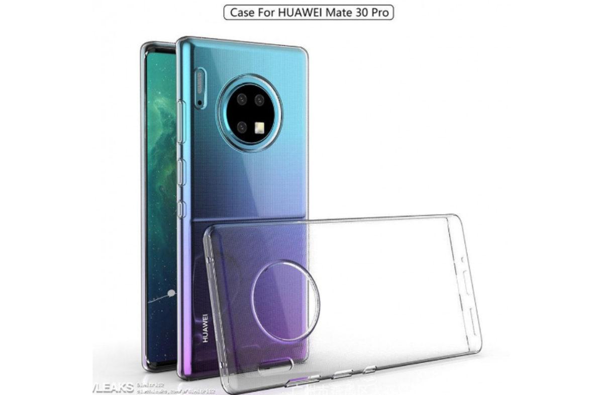 Ortaya Çıkan Huawei Mate 30 Kılıfı, Dairesel Kamera Tasarımını Doğruladı