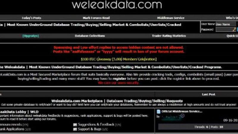 Hackerların Çaldığı Verileri Sattığı Platform WeLeakData Hacklendi