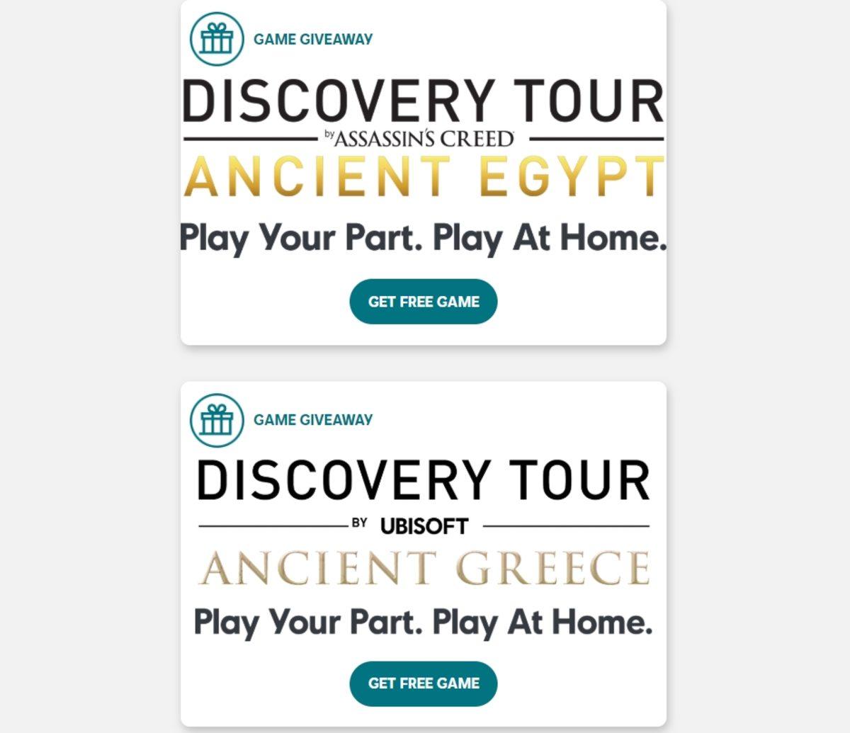 Assassin’s Creed Origins ve Odyssey’nin Keşif Turları, Kısa Süreliğine Tamamen Ücretsiz Oldu