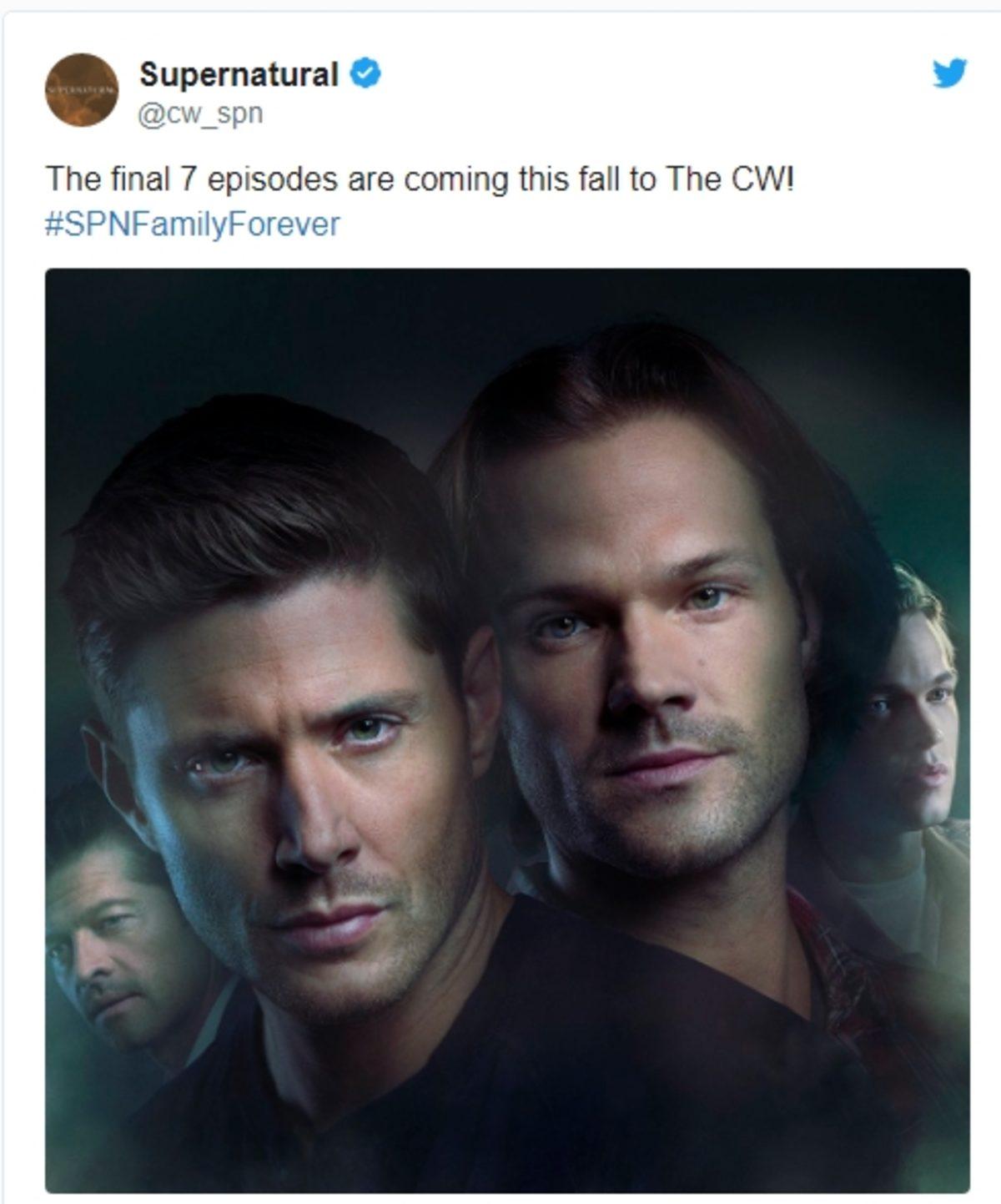 Supernatural’ın Final Sezonunun Kalan Bölümleri Hakkında Yeni Açıklama