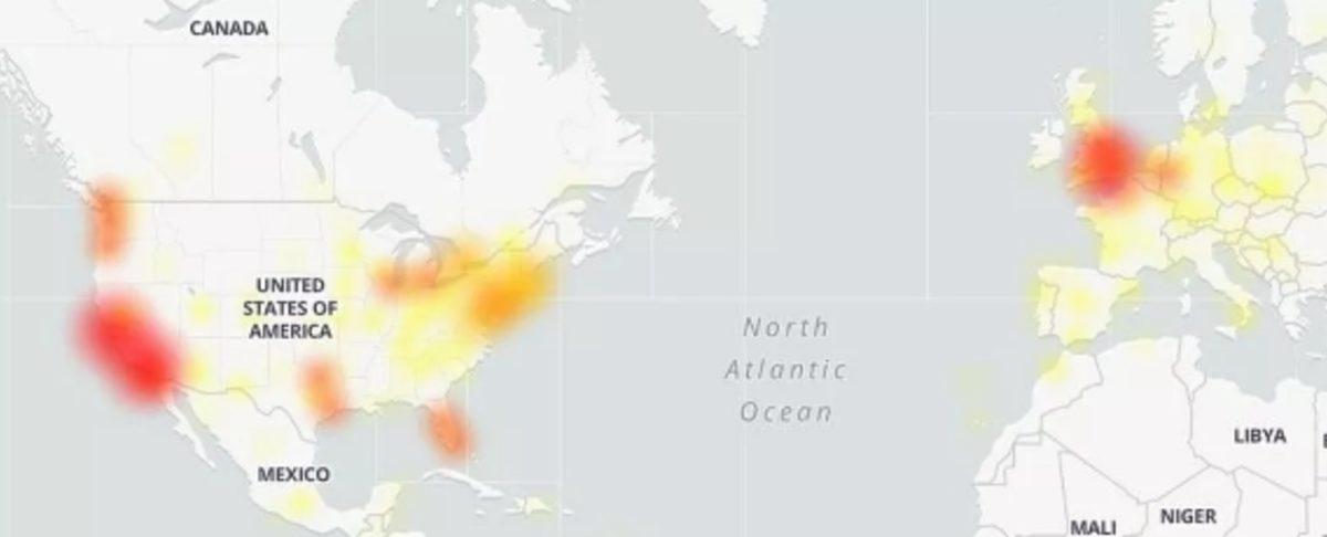 YouTube, Gece Saatlerinde Dünya Genelinde Çöktü