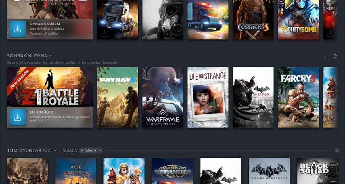 Steam, Kütüphanenizde Unuttuğunuz Oyunları Hatırlatan Yeni Özelliği Yayınlandı