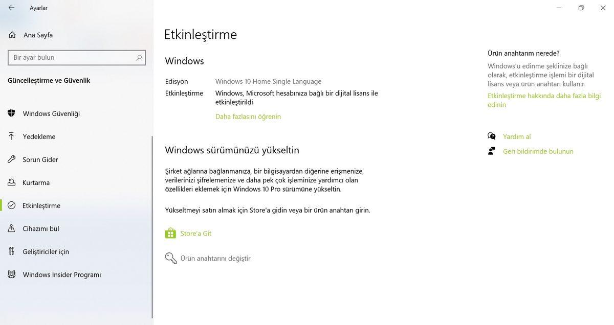 Windows 10 Etkinleştirme Nasıl Yapılır?