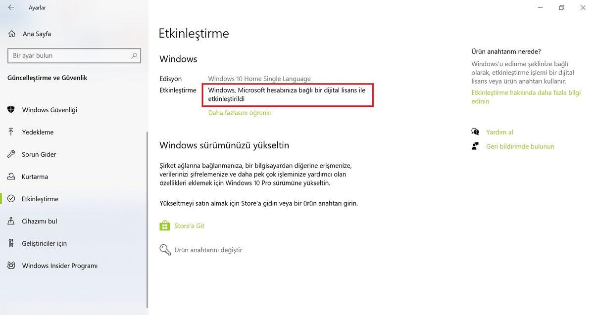 Windows 10 Etkinleştirme Nasıl Yapılır?