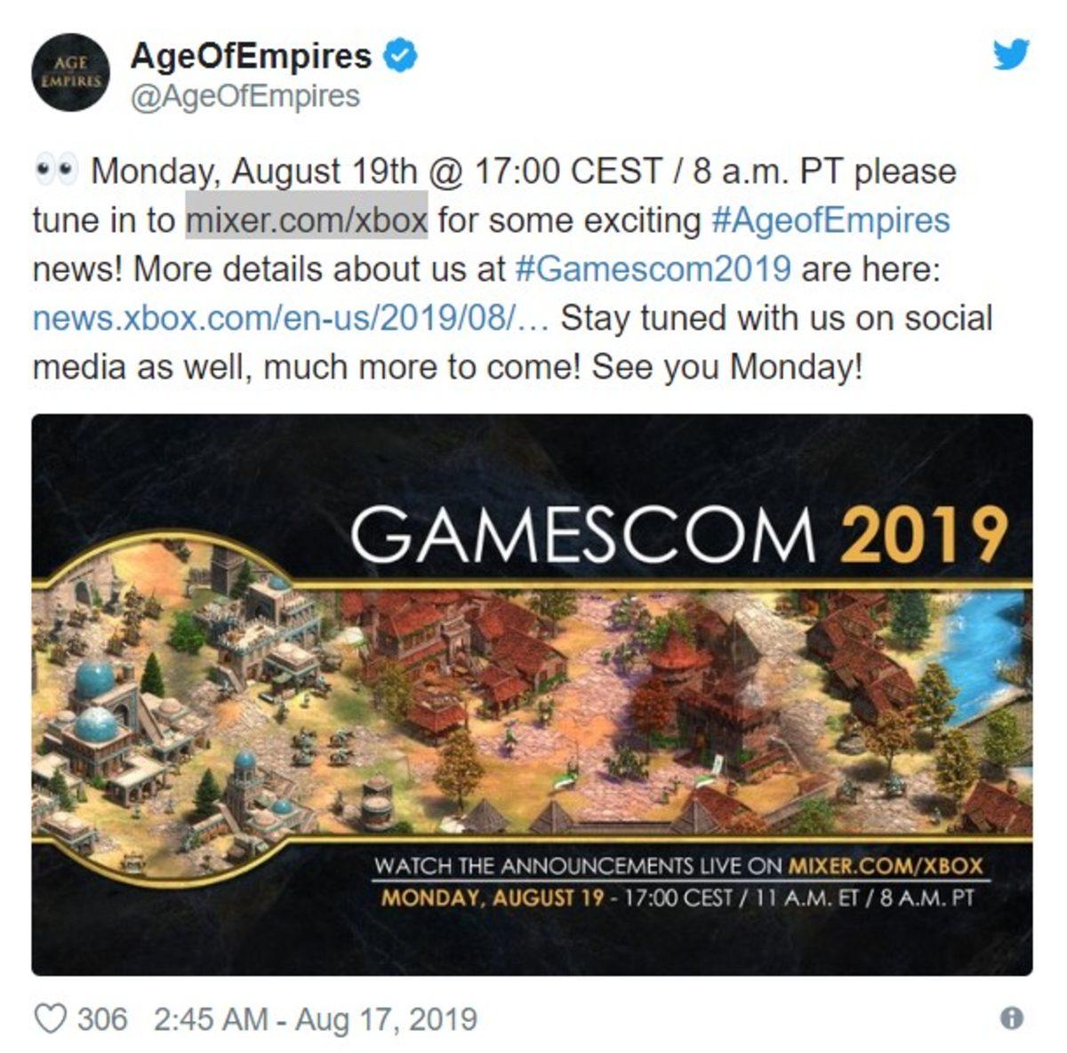 Gamescom Öncesi Age of Empires Hayranlarını Heyecanlandıran Açıklama
