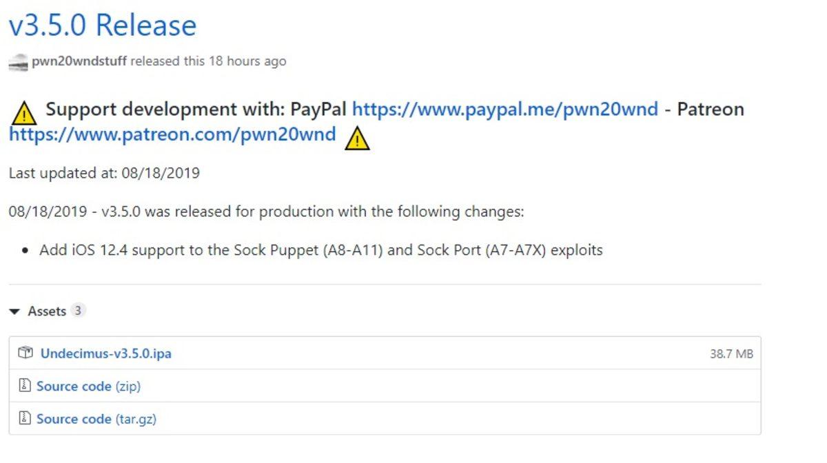 iOS 12.4 İçin Jailbreak Yayınlandı: İşte Kurulum Rehberi