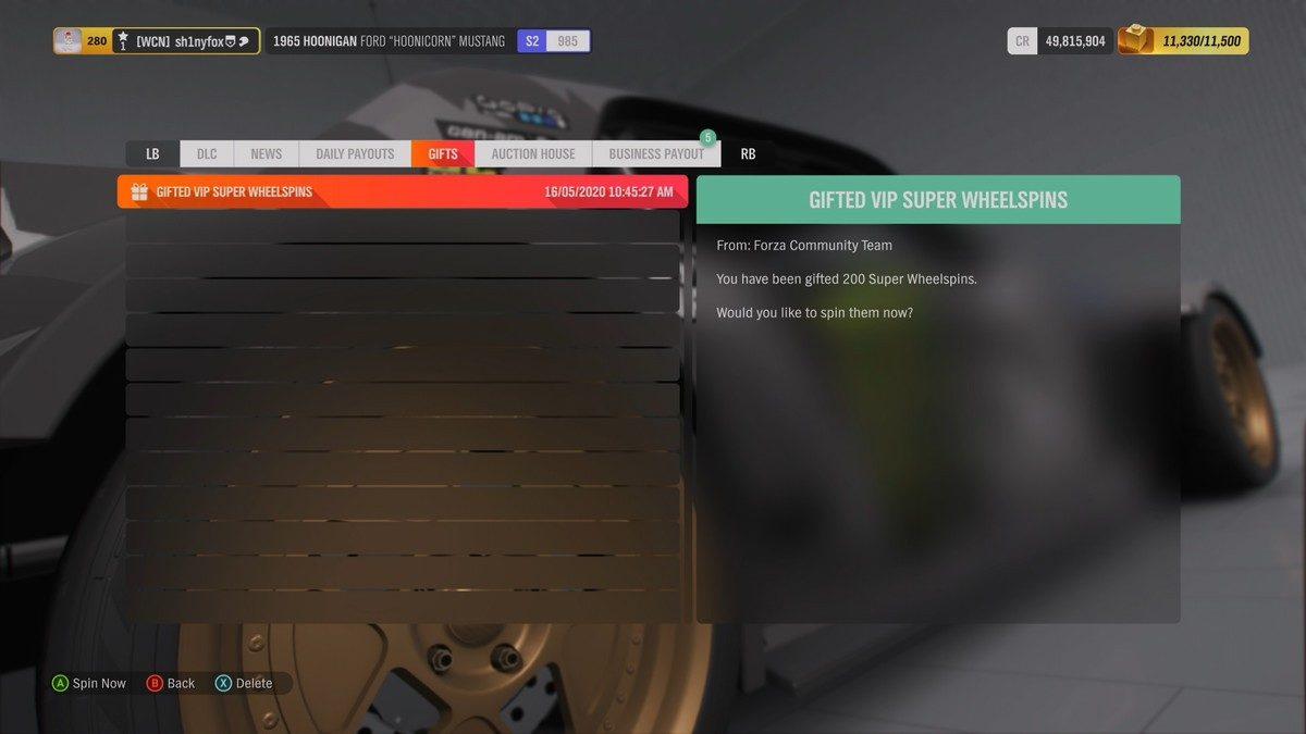 Forza Horizon 4 Oyuncularına 200 Ücretsiz Wheelspin Hediye Ediliyor