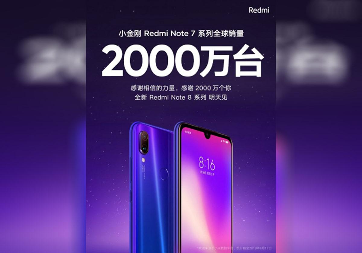 Redmi Note 7 Durdurulamıyor: 7 Ayda 20 Milyon Satış Rakamı Geride Kaldı