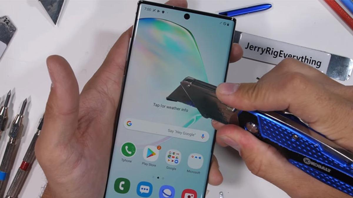 Samsung Galaxy Note 10’da Yer Alan S Pen Ne Kadar Dayanıklı (Video)