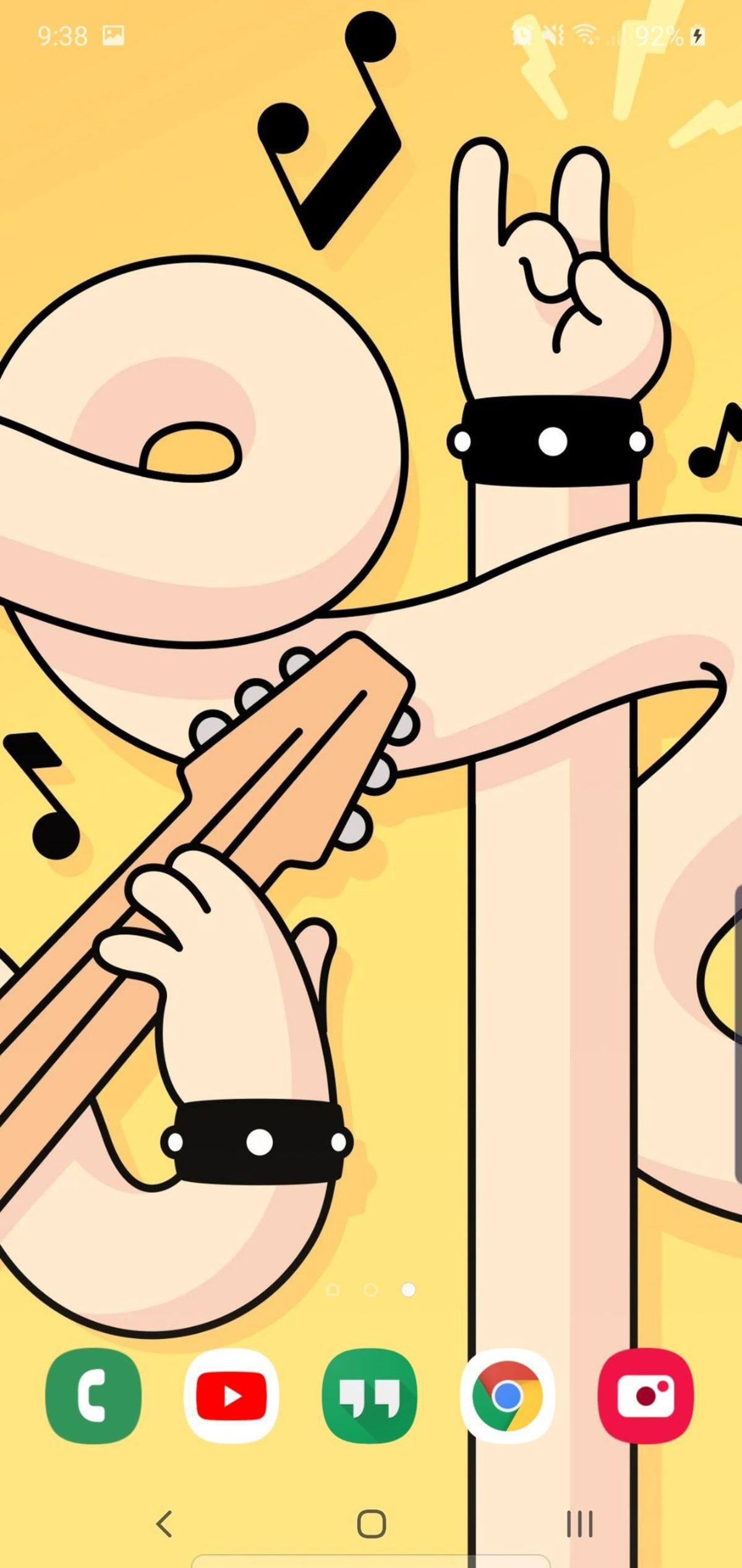 Samsung Galaxy Note 10’un Ön Kamerasını Gizleyen Duvar Kağıtları