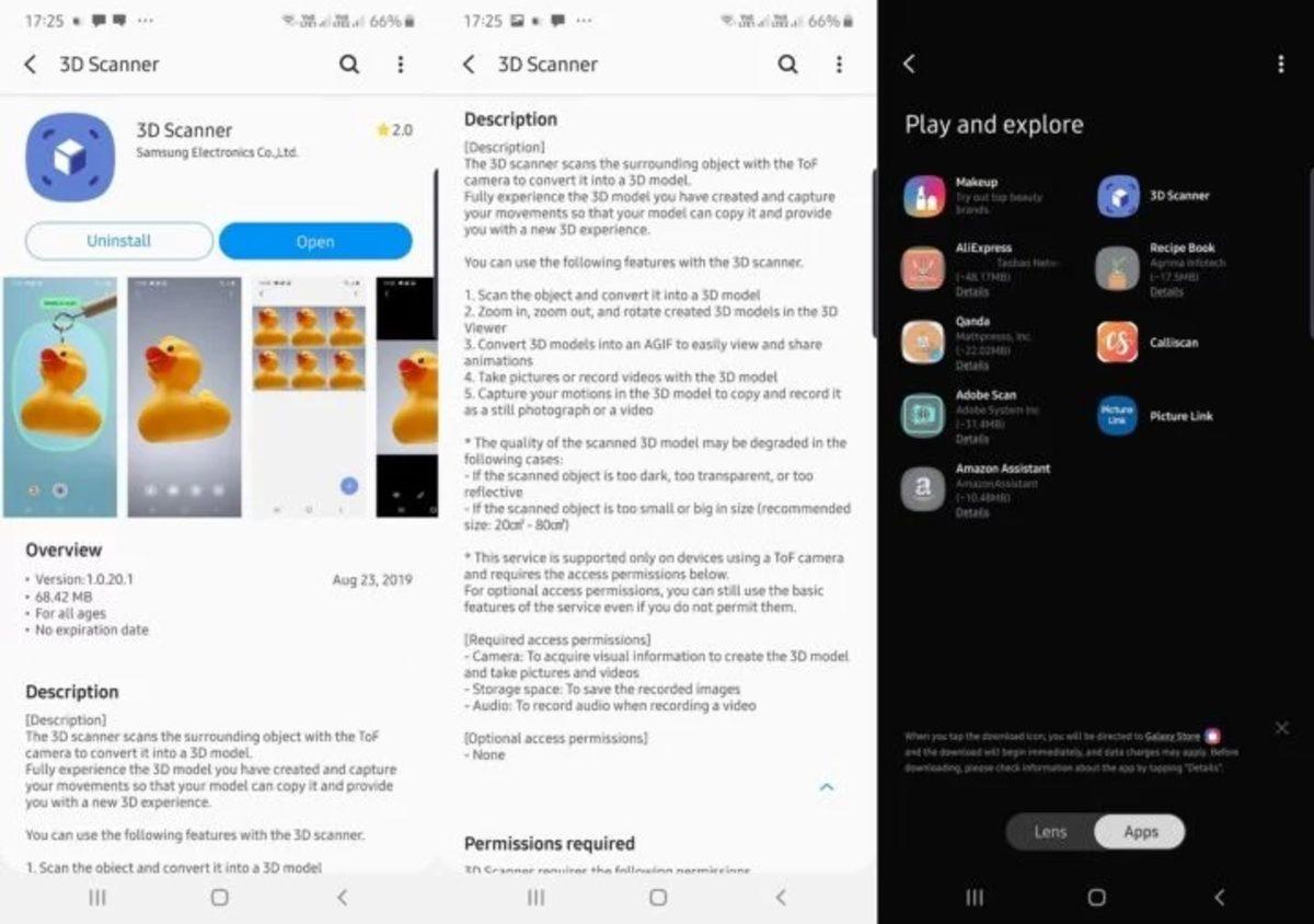 Samsung’un 3 Boyutlu Tarama Yapabilen ’3D Scanner’ Uygulaması Galaxy Store’da