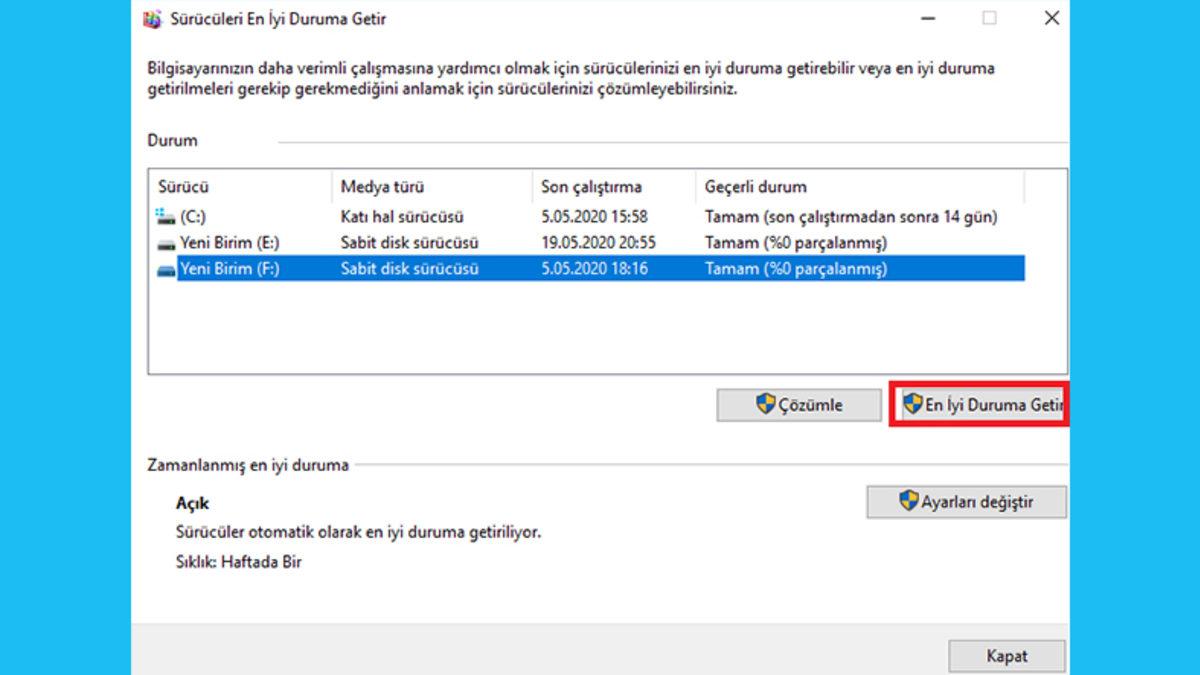Disk Birleştirme Nedir, Nasıl Yapılır?