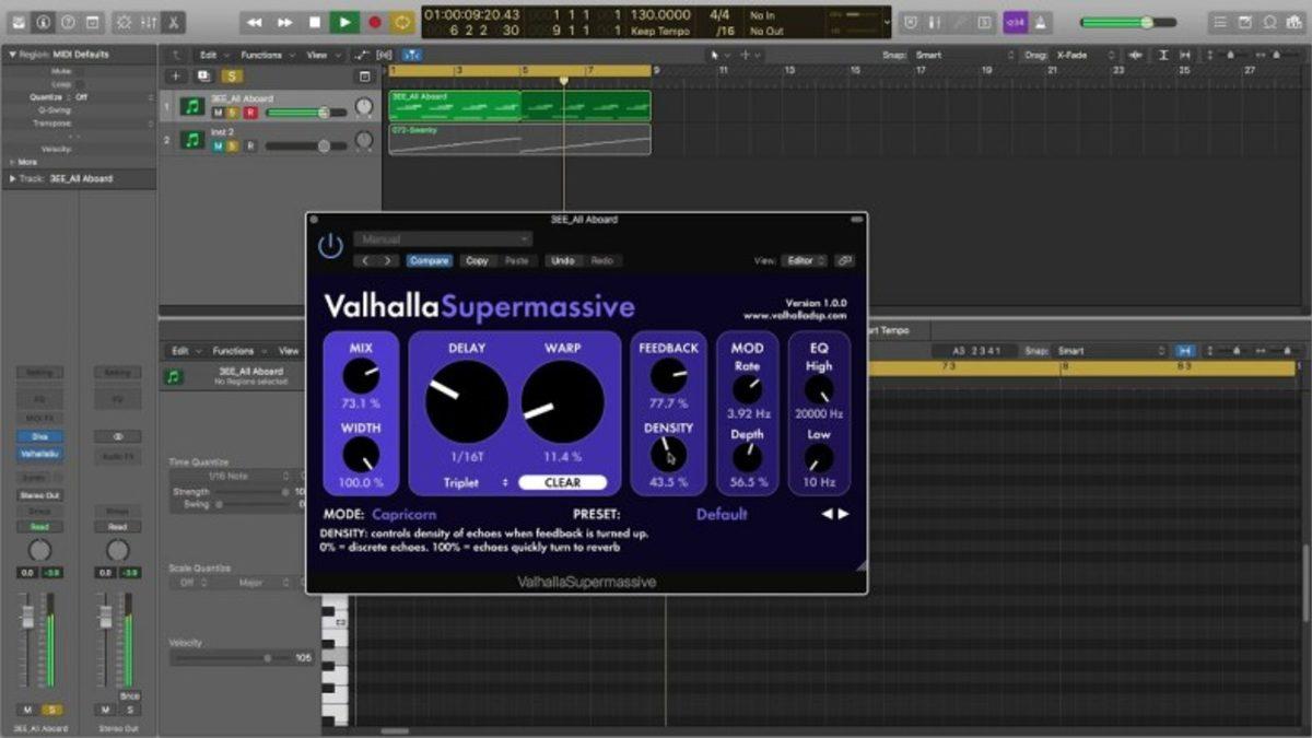 Profesyonel Bir DJ Gibi Efekt Oluşturabileceğiniz Valhalla Supermassive, Ücretsiz Olarak Yayınlandı