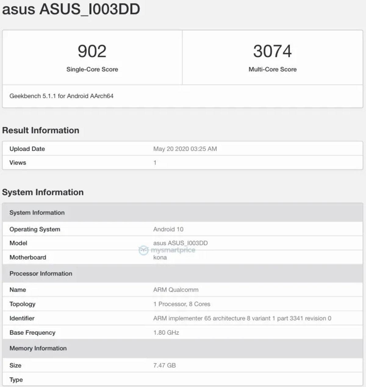 ROG Phone 3 Olduğu Düşünülen Bir Cihaz Geekbench ve Wi-Fi Alliance’ta Ortaya Çıktı