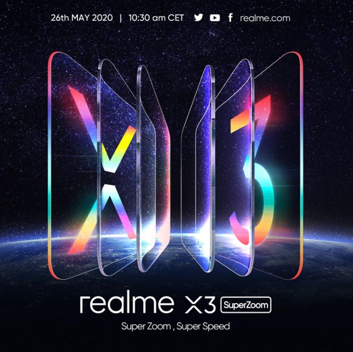 60x Yakınlaştırmaya Sahip Realme X3 SuperZoom’un Resmi Tanıtım Tarihi Duyuruldu