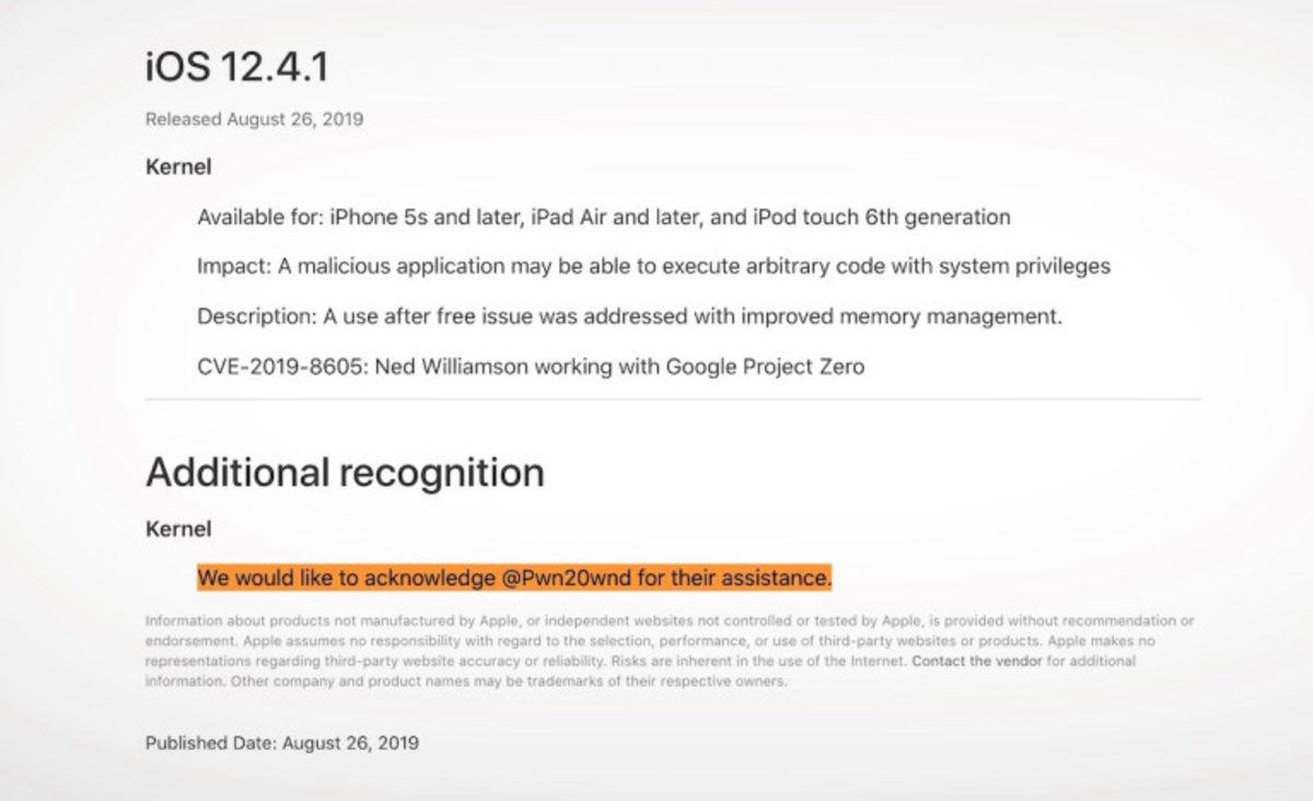 Apple, Jailbreak Açığını Kapatan iOS 12.4.1 Güncellemesini Yayınladı
