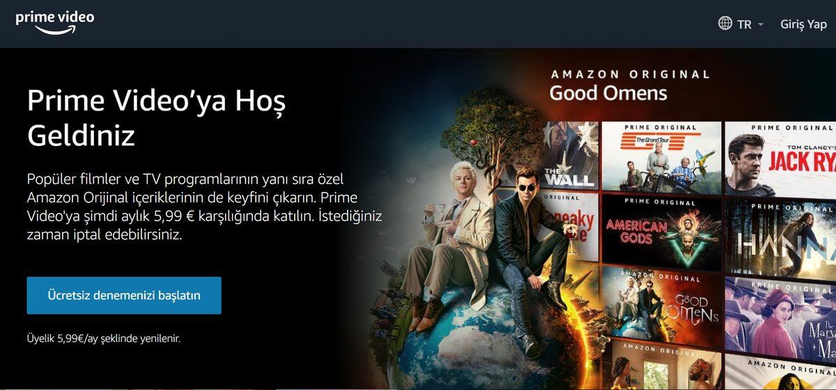 Amazon Prime Video Üyeliği Nasıl Açılır?