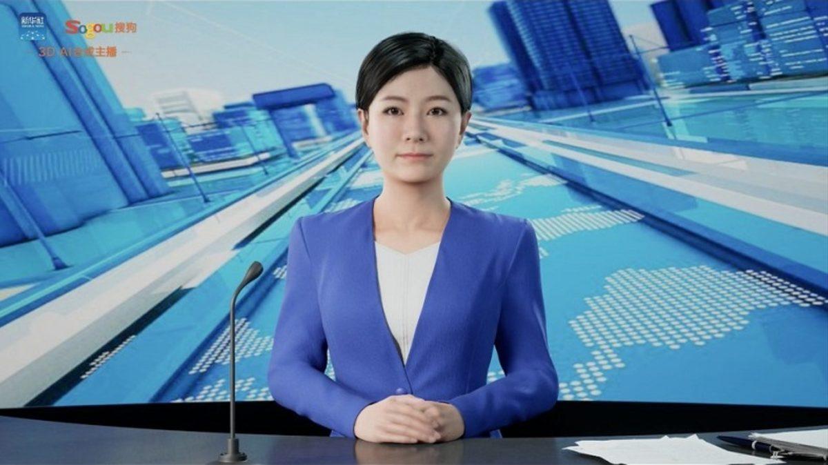 Dünyanın İlk 3 Boyutlu Yapay Zeka Haber Sunucusu Tanıtıldı