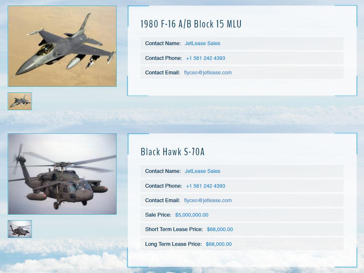 50 Milyon TL’ye İnternette Satışa Sunulan, Az Kullanılmış İkinci El F-16 Jet Uçağı