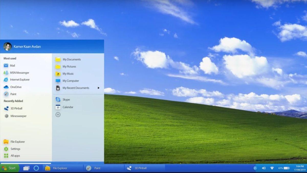 Windows XP’nin 2019 Yılına Uyarlanmış Muhteşem Konsepti (Video)