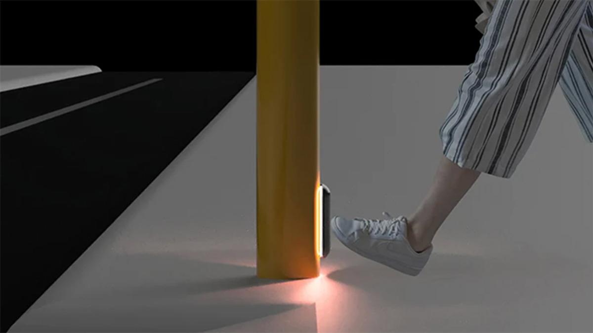 Ayakla Basılacak Şekilde Geliştirilen İlginç Trafik Işığı Düğmesi Konsepti