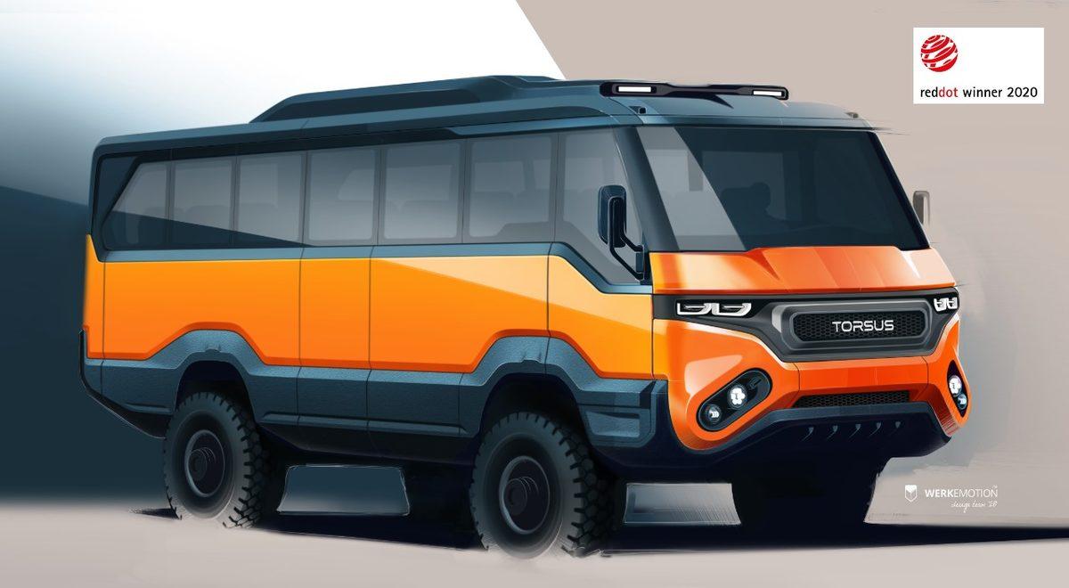 Dünyanın İlk Off-Road Otobüsü Tasarım Ödülü Kazandı