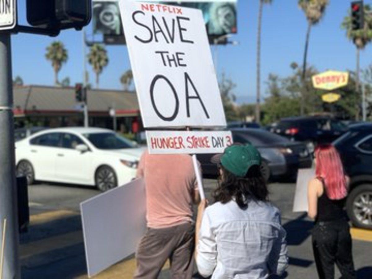 Favori Dizisi İptal Edilen Kadın, Netflix’in Önünde Açlık Grevi Yapıyor