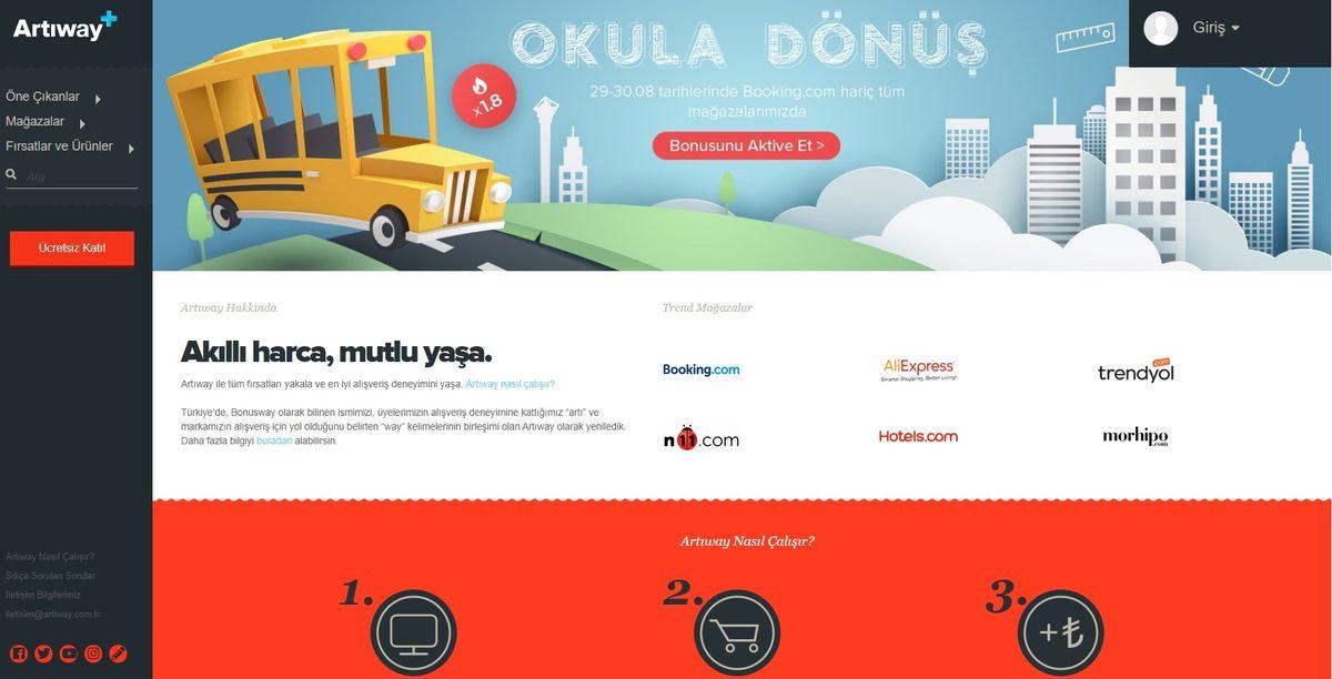 Alışveriş Yaptıkça Para Kazandıran Platform: Artıway
