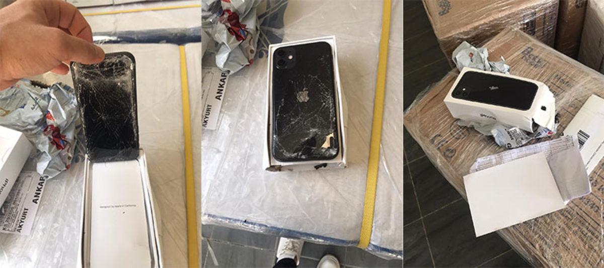 Kargoda Sağlamlık Testine Maruz Kalan iPhone 11’in Yürek Burkan Görüntüleri