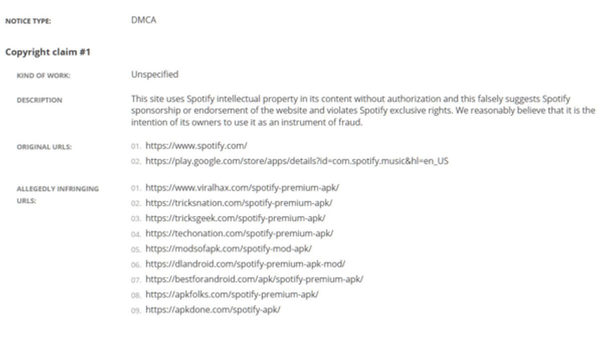 Spotify, Bedava Premium Hizmeti Sunan Siteleri Google’a Şikayet Etti