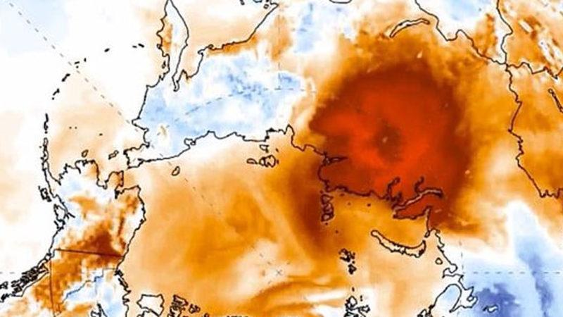 Sibirya’daki Rekor Sıcaklıklar Sonucunda Buzlar Erimeye Başladı