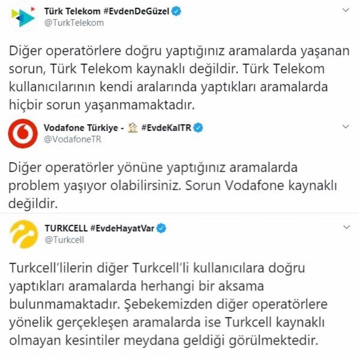 Bayram Yoğunluğu Nedeniyle Üç Operatöre de Ulaşılamıyor, Üçü de Birbirini Suçluyor